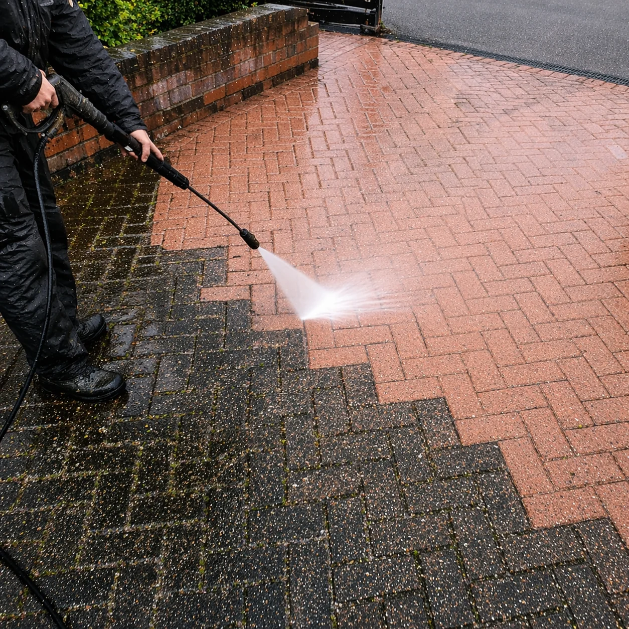Pressure washing