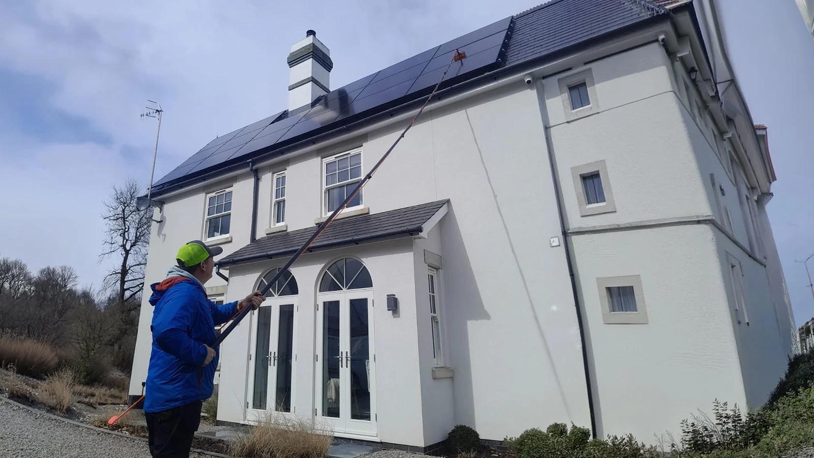 Professional exterior cleaning services for modern homes in London and South East England